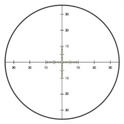 Mil-Hash Retical in Bushnell Spotting Scope
